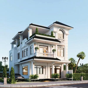 BIỆT THỰ PHỐ - KIẾN TRÚC TÂNG CỔ ĐIỂN HIỆN ĐẠI