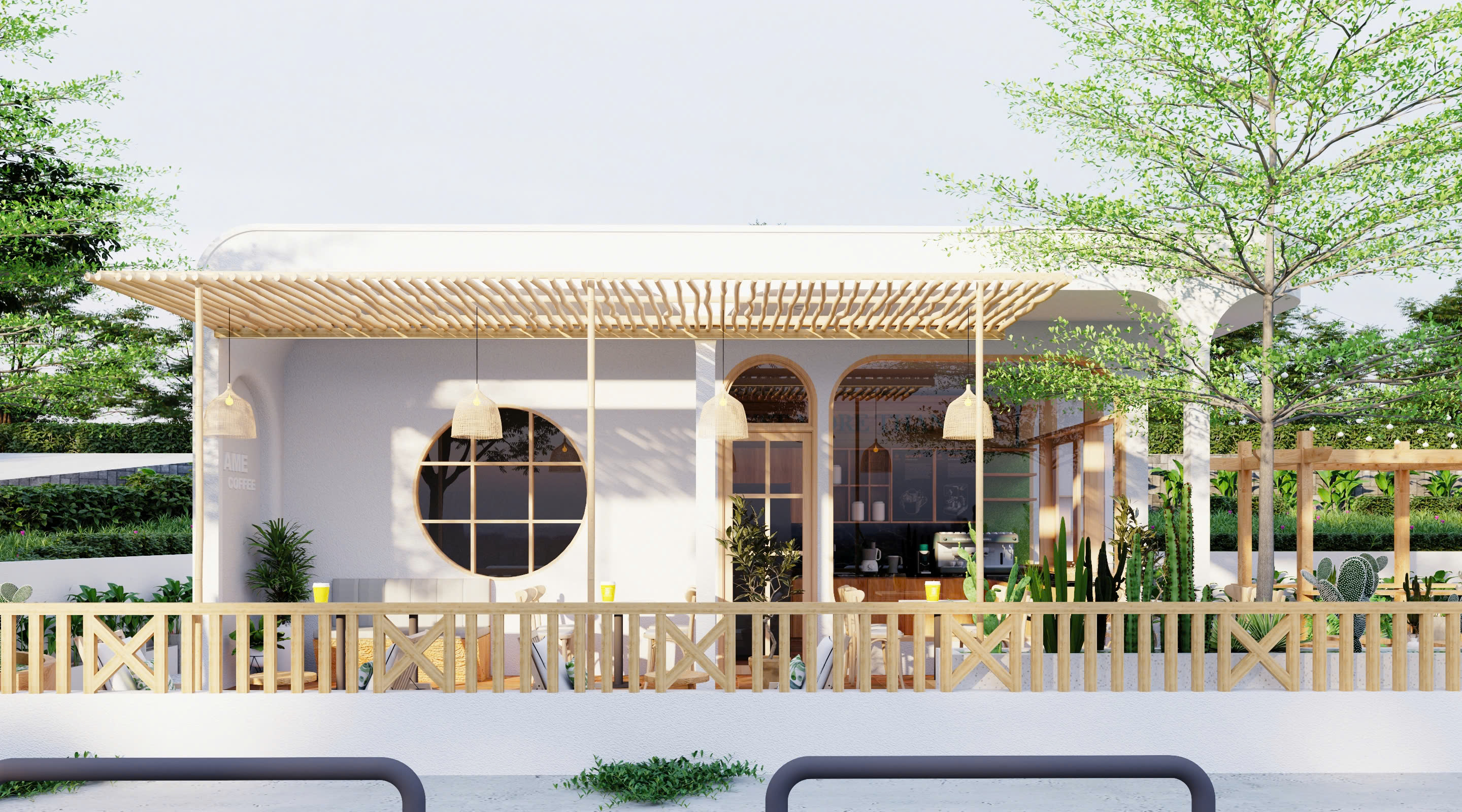 GÓC NHỎ BÌNH YÊN GIỮA LÒNG PHỐ THỊ – AME COFFEE CHÍNH THỨC LỘ DIỆN ☕🌿